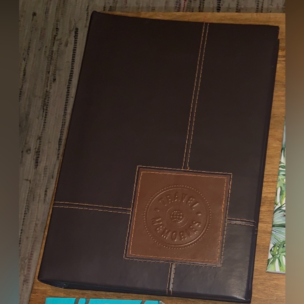 Brown Leather Photo Album